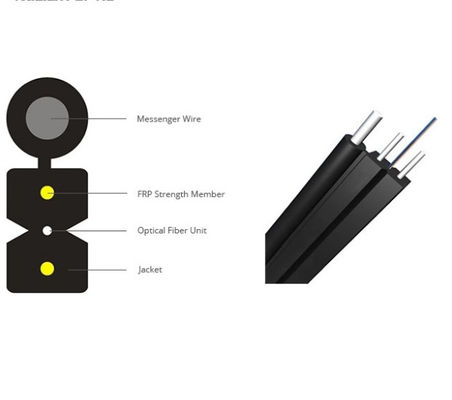 실내 야외 G657A1 G657A2 1 핵심 2 핵심 4 핵심 FTTH 광섬유 케이블