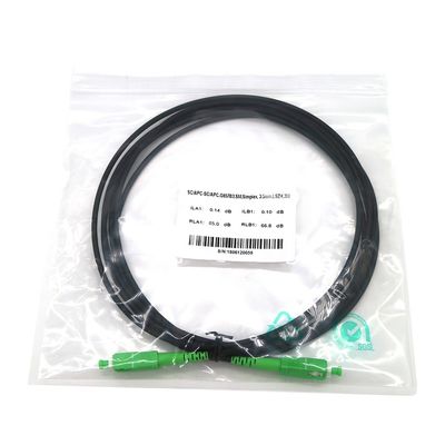 FTTH 3.5 밀리미터 G657B3 Sc Apc 단일모드 3m 광섬유 패치 코드