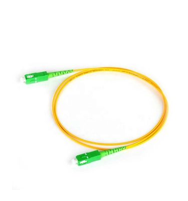 FTTH 단일모드 3M SC / APC 단순한 광섬유 패치 코드를 네트워킹하기