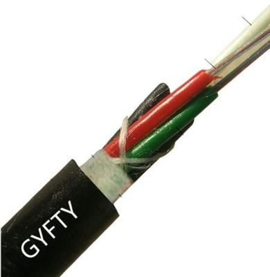 24 48 코어 FRP 강도 회원이 있는 야외 GYFTY 섬유 케이블