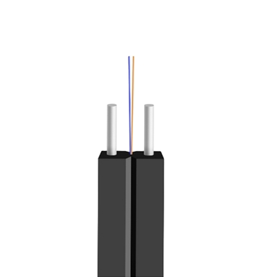 FTTH LSZH 재킷 G657A 광섬유 케이블 GJXH / GJXFH 플랫 케이블