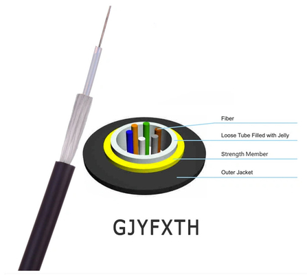 실내 야외 방수 섬유 광케이블 글래스 얀 중심관 GJYFXTH