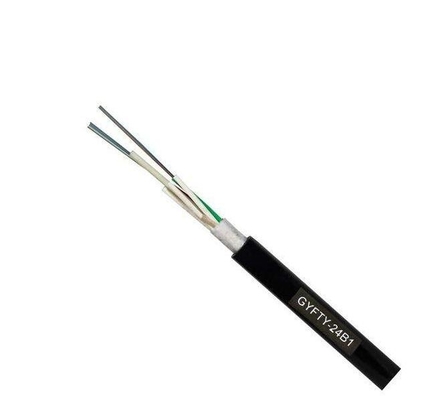 야외 단일모드 G652D FRP 12 24 48 96 코어 섬유 옵틱 케이블 GYFTY