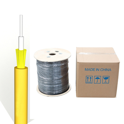 GJFJV 단순한 케이블 타이트 버퍼 PVC / LSZH 시스 섬유 옵틱 케이블 단일모드 다중 모드