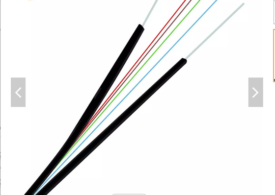 GJXH FTTH 드롭 케이블 LSZH는 1 핵심 2 핵심 G657A FTTH 드롭 섬유 케이블을 입힙니다