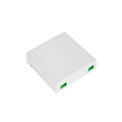 벽은 86*86mm 작은 2개 핵심 FTTH 광섬유 단자 박스를 탑재했습니다