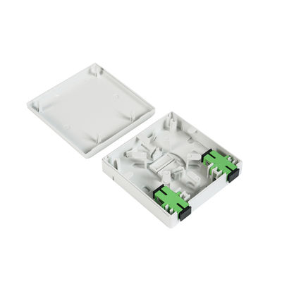 벽은 86*86mm 작은 2개 핵심 FTTH 광섬유 단자 박스를 탑재했습니다