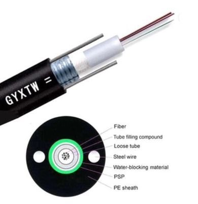 단일모드 GYXTW G657A는 야외 케이블을 강화했습니다