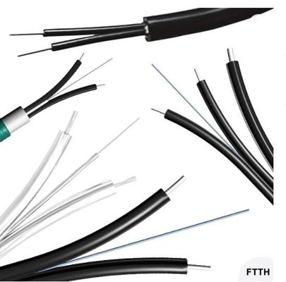 FTTH 단일모드 FRPKFRP 강 강도 부재 광섬유 케이블