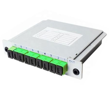 1*8 ABS 연결기 SC APC PC UPC 광섬유 PLC 분배기