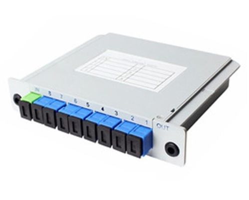 1*8 ABS 연결기 SC APC PC UPC 광섬유 PLC 분배기