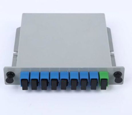 인서트 타입과 1*8 SCUPC APC 광섬유 PLC 분배기