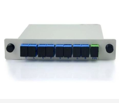 인서트 타입과 1*8 SCUPC APC 광섬유 PLC 분배기