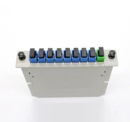 인서트 타입과 1*8 SCUPC APC 광섬유 PLC 분배기