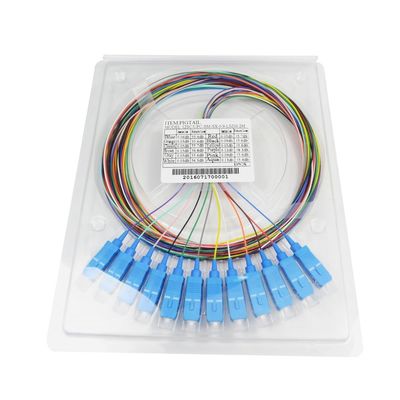 FOC LC SC APC UPC 8시 12분 칼라리본 파이버 피그테일