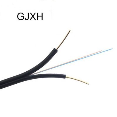 실내 야외 GJYXFCH 2 핵심 FTTH 평평한 광섬유 케이블