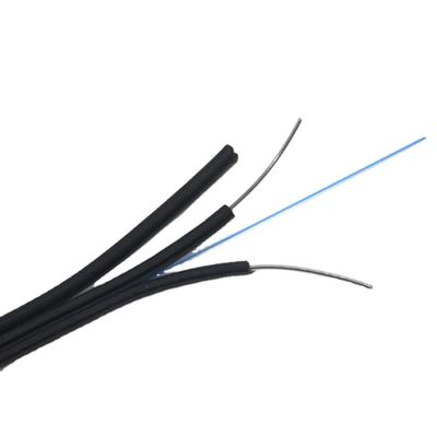 실내 야외 GJYXFCH 2 핵심 FTTH 평평한 광섬유 케이블