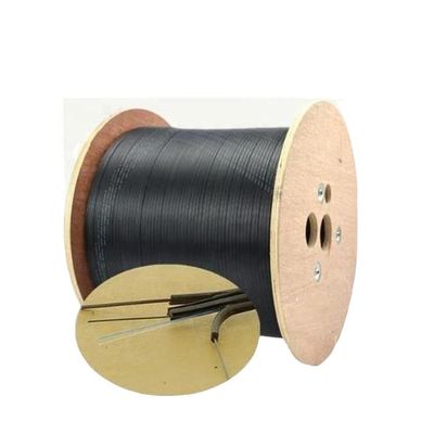실내 야외 GJYXFCH 2 핵심 FTTH 평평한 광섬유 케이블