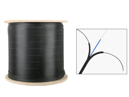 LSZH 재킷과 1 핵심 FTTH 단일모드 실내 광섬유 케이블