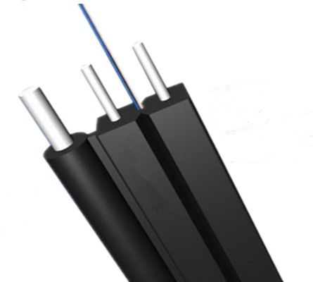 LSZH 재킷과 실내 FTTH 광 섬유용 드롭 케이블 2 4 6 8 12 16 24 핵심