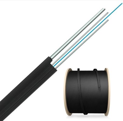 LSZH 재킷과 실내 FTTH 광 섬유용 드롭 케이블 2 4 6 8 12 16 24 핵심