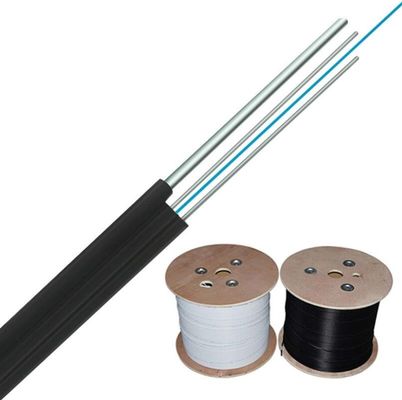 LSZH 재킷과 실내 FTTH 광 섬유용 드롭 케이블 2 4 6 8 12 16 24 핵심