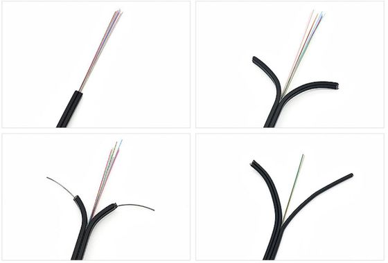 LSZH 재킷과 1 2 4 6 핵심 FTTH 실내 드롭 케이블