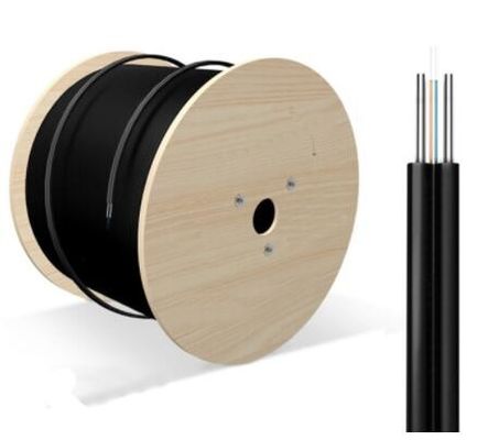 G.652D G.657A LSZH PVC 재킷 2 코어 FTTH 광섬유 드롭 케이블