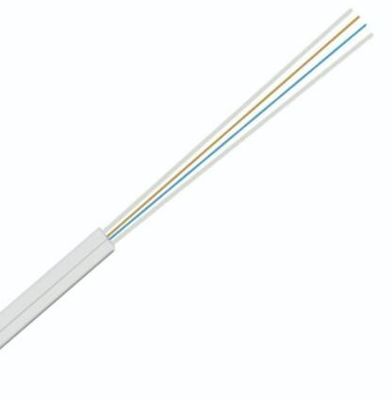 G.652D G.657A LSZH PVC 재킷 2 코어 FTTH 광섬유 드롭 케이블