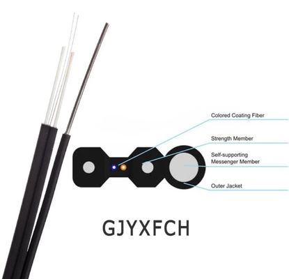 GJYXFCH 1 - 24 핵심 옥외 자활 FTTH 공중 하락 케이블