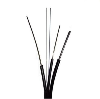 떨어지는 메신저를 가진 낮은 마찰 LSZH 칼집 FTTH 편평한 광섬유 케이블