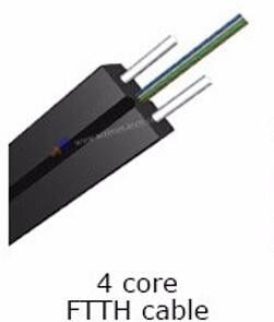 실내 옥외 1개의 핵심 FTTH 하락 케이블 G657A1 G657A2 G652D