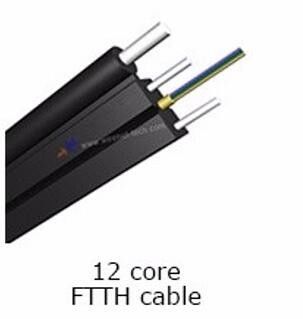 실내 옥외 1개의 핵심 FTTH 하락 케이블 G657A1 G657A2 G652D