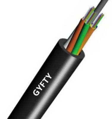 24 48 코어 FRP 강도 회원이 있는 야외 GYFTY 섬유 케이블