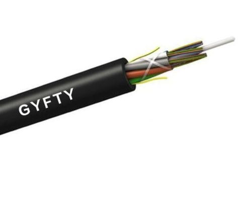 24 48 코어 FRP 강도 회원이 있는 야외 GYFTY 섬유 케이블